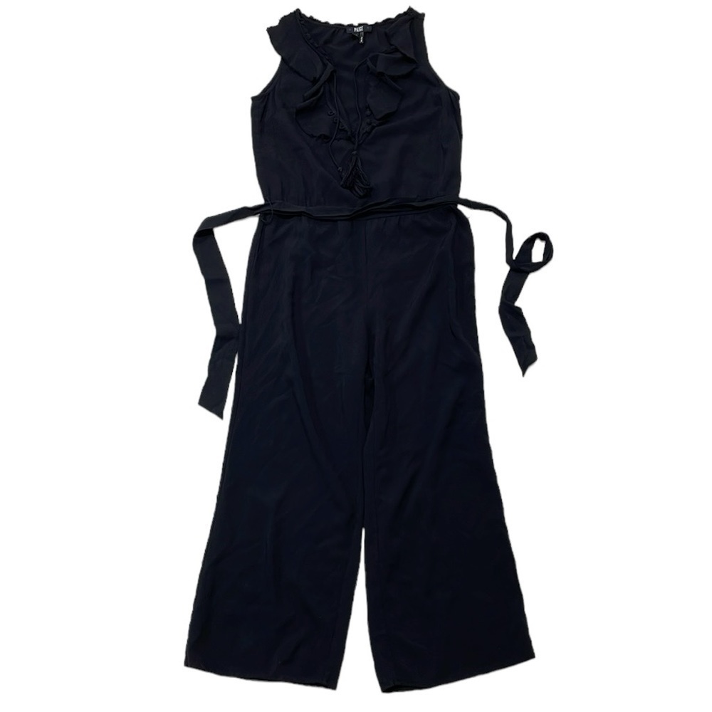 Paige Jumpsuit Pantsuit Women's X Small Black Sleeveless Keyhole Boho Western - Picture 4 of 16